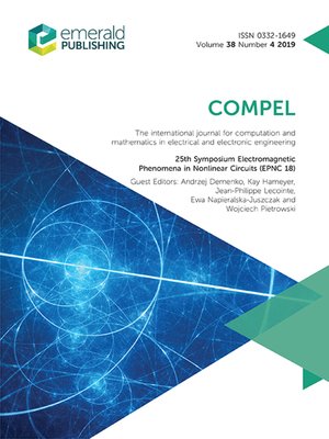 cover image of COMPEL - The international journal for computation and mathematics in electrical and electronic engineering , Volume 38, Number 4